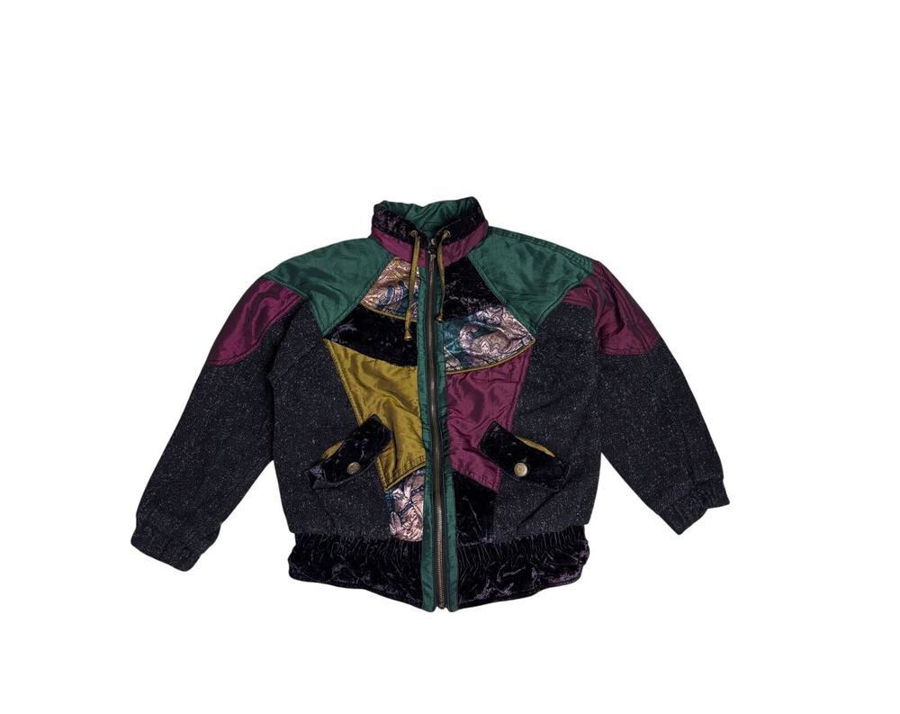 Vintage 90s ELCO Patchwork Jacket — Size 12